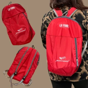 Red backpack